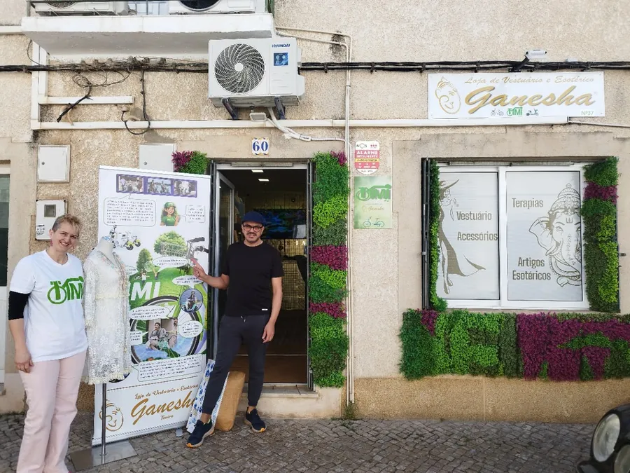 Espaço do parceiro Ganesha, em Tavira